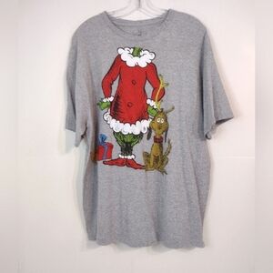 The Grinch by Dr Seuss grey Tshirt size (XL)